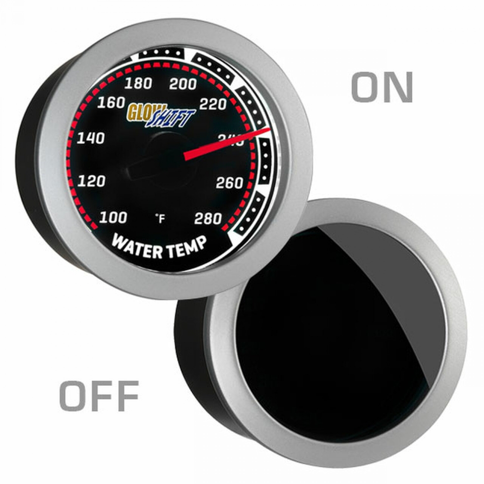 GlowShift - Tinted Water Temperature Gauge